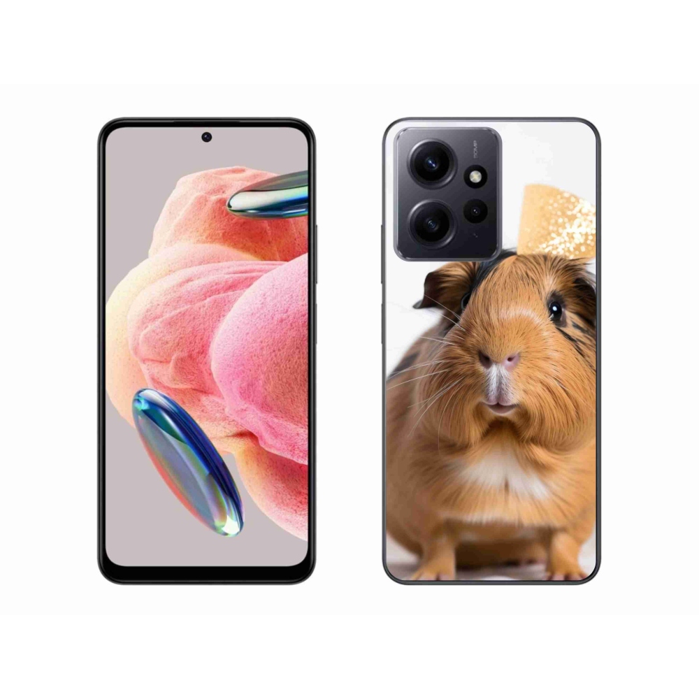 Gelový kryt mmCase na Xiaomi Redmi Note 12 4G - hnědé morče