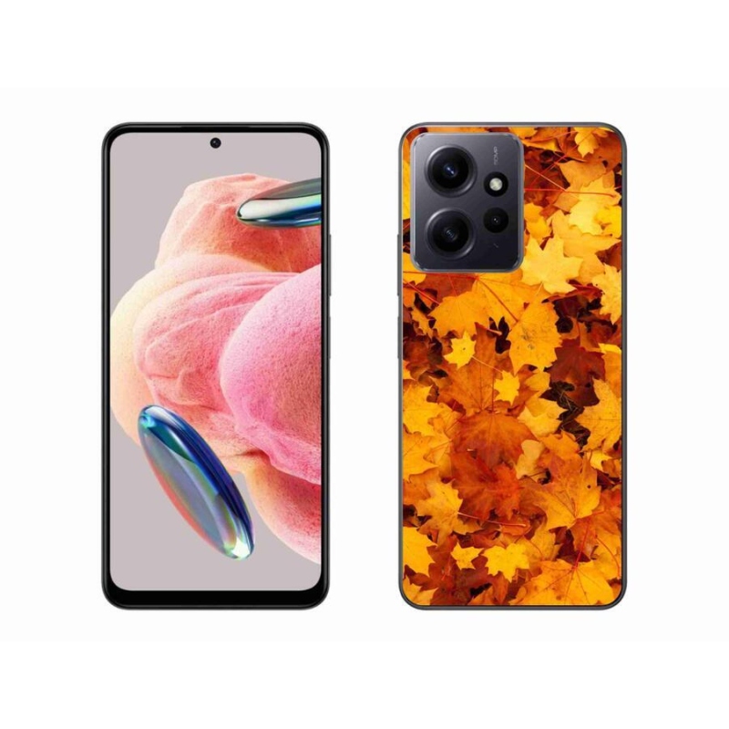 Gelový kryt mmCase na Xiaomi Redmi Note 12 4G - javorové listy