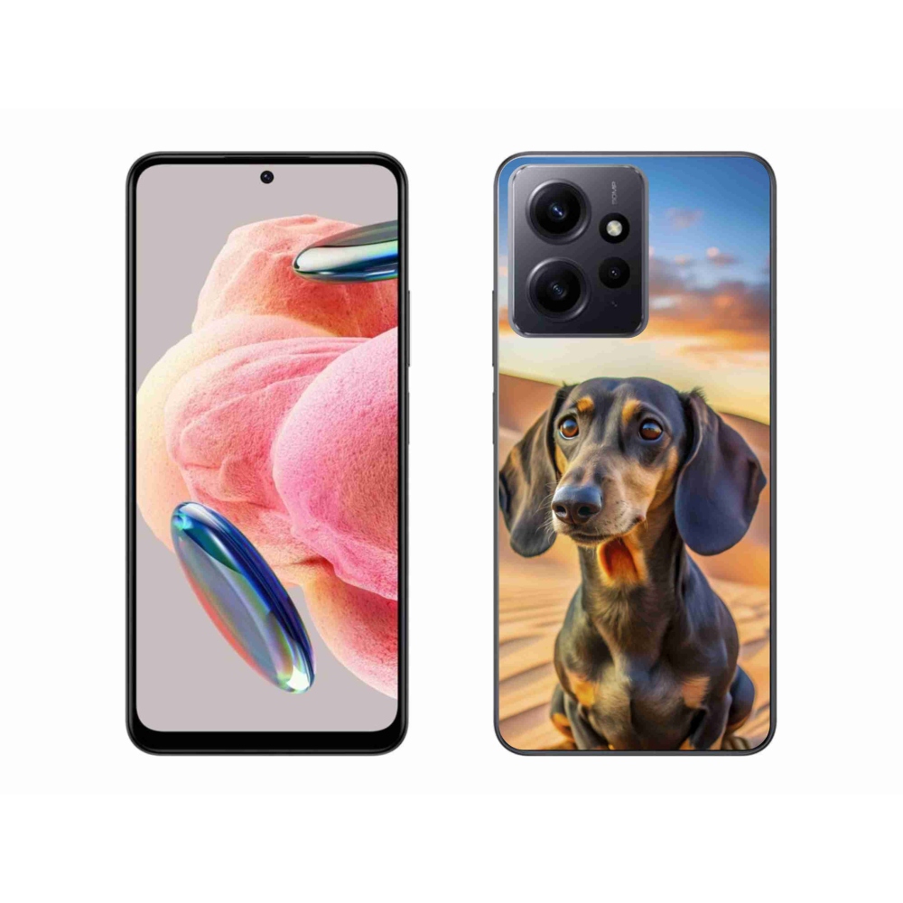 Gelový kryt mmCase na Xiaomi Redmi Note 12 4G - jezevčík 3 