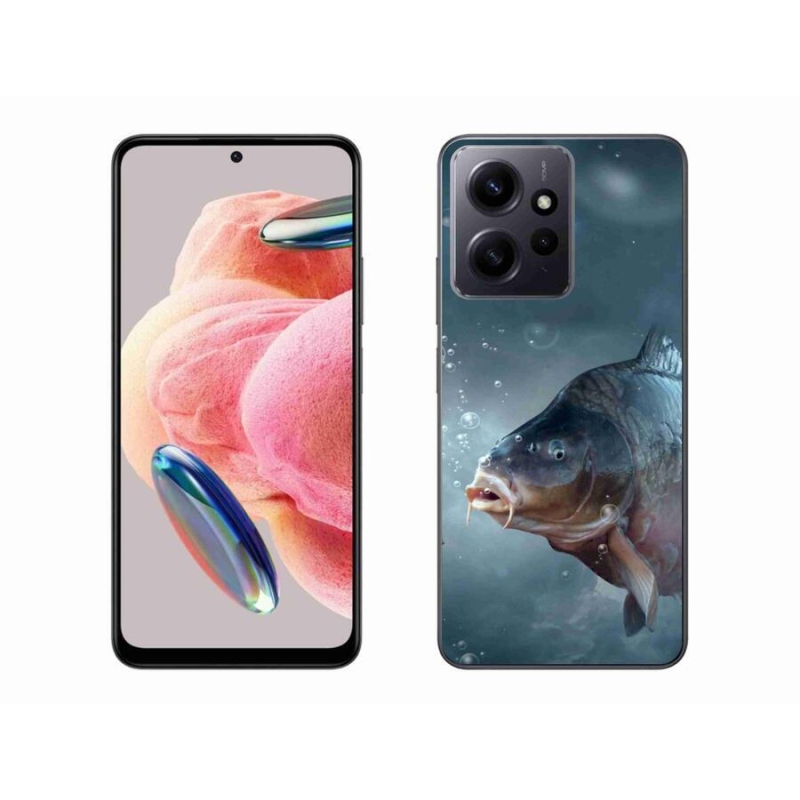 Gelový kryt mmCase na Xiaomi Redmi Note 12 4G - kapr a bublinky