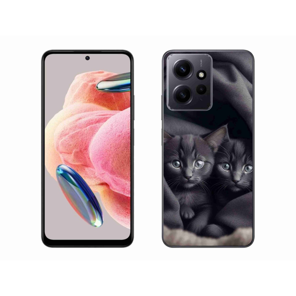 Gelový kryt mmCase na Xiaomi Redmi Note 12 4G - kočičí duo