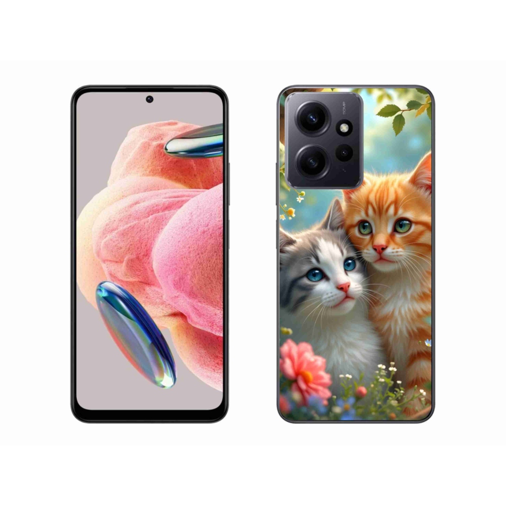 Gelový kryt mmCase na Xiaomi Redmi Note 12 4G - kočičí láska 2