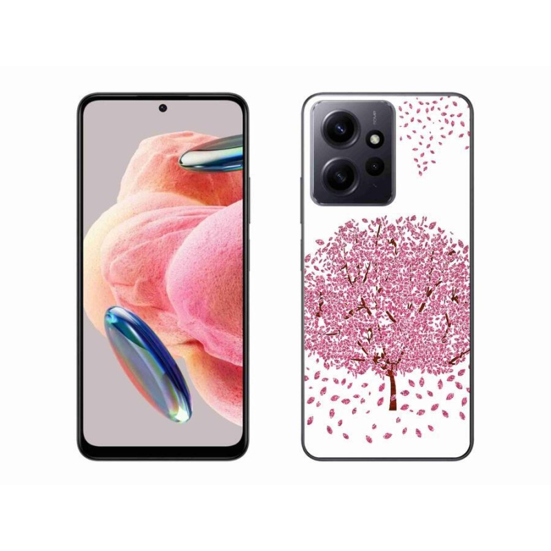 Gelový kryt mmCase na Xiaomi Redmi Note 12 4G - kreslený strom s listy