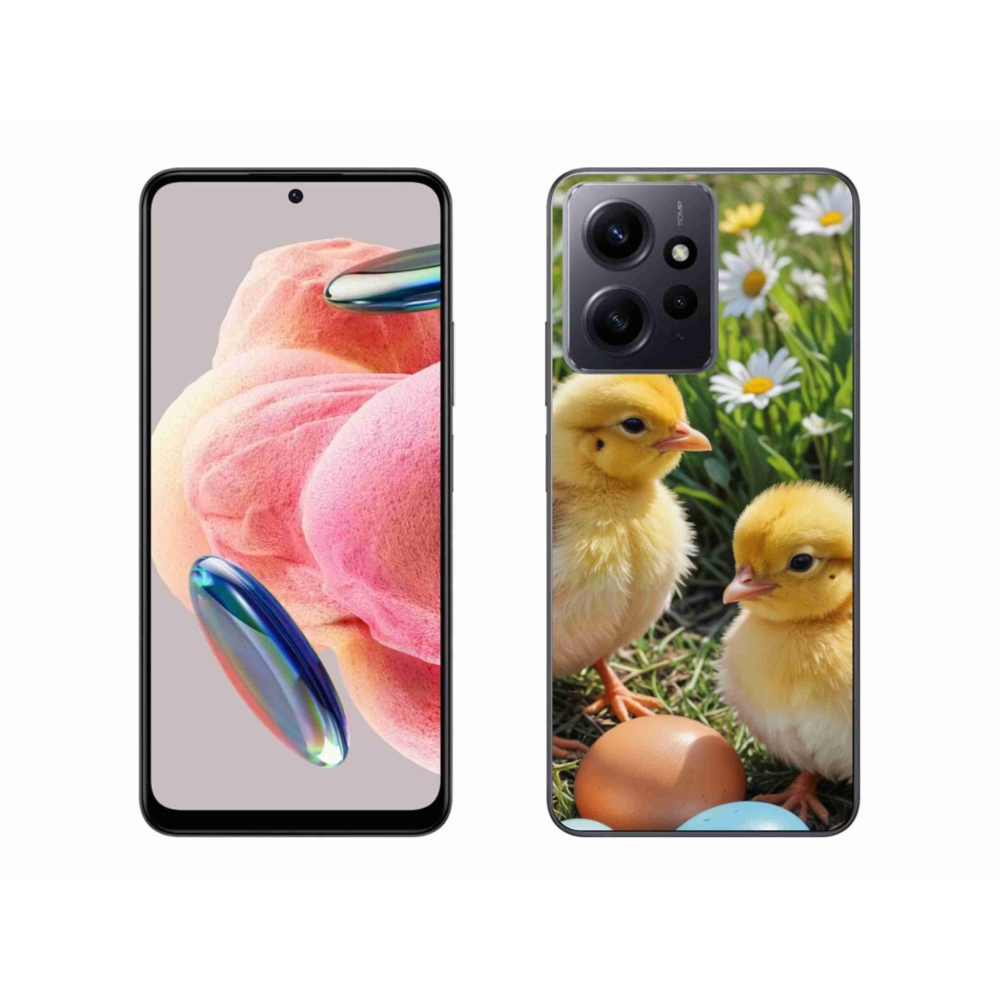 Gelový kryt mmCase na Xiaomi Redmi Note 12 4G - kuřátka