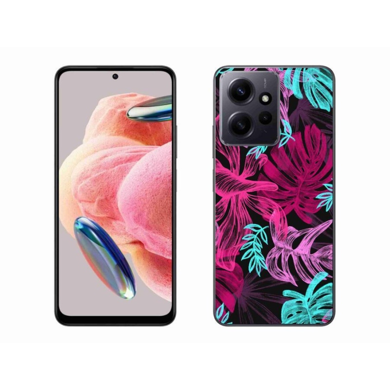 Gelový kryt mmCase na Xiaomi Redmi Note 12 4G - květiny 1