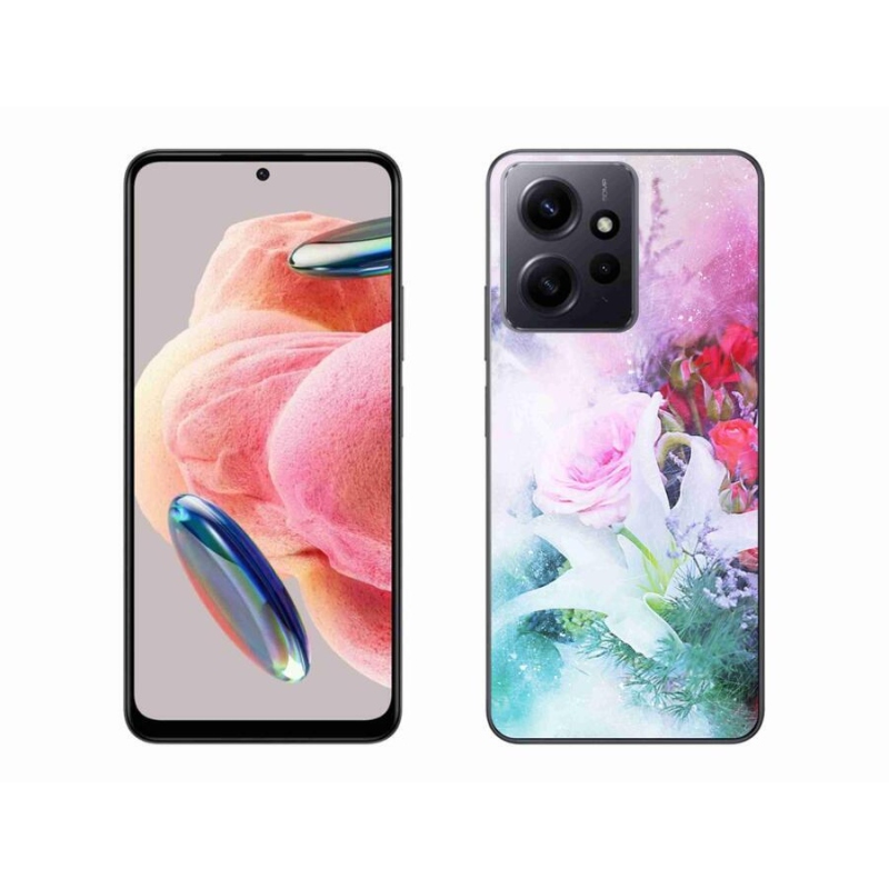 Gelový kryt mmCase na Xiaomi Redmi Note 12 4G - květiny 4