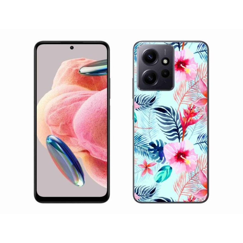 Gelový kryt mmCase na Xiaomi Redmi Note 12 4G - květiny