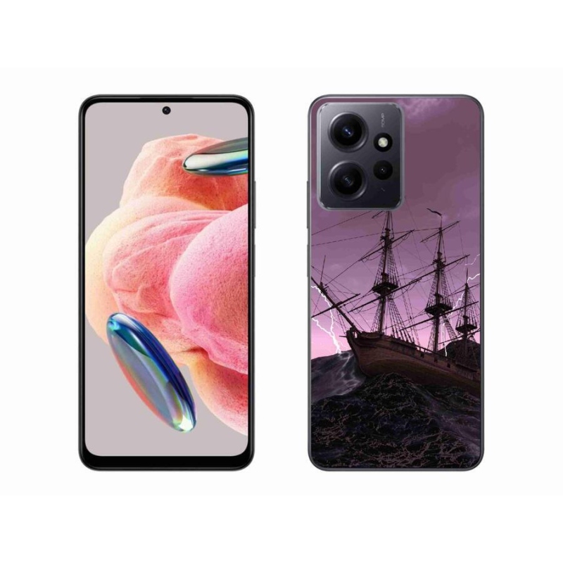 Gelový kryt mmCase na Xiaomi Redmi Note 12 4G - loď v bouři