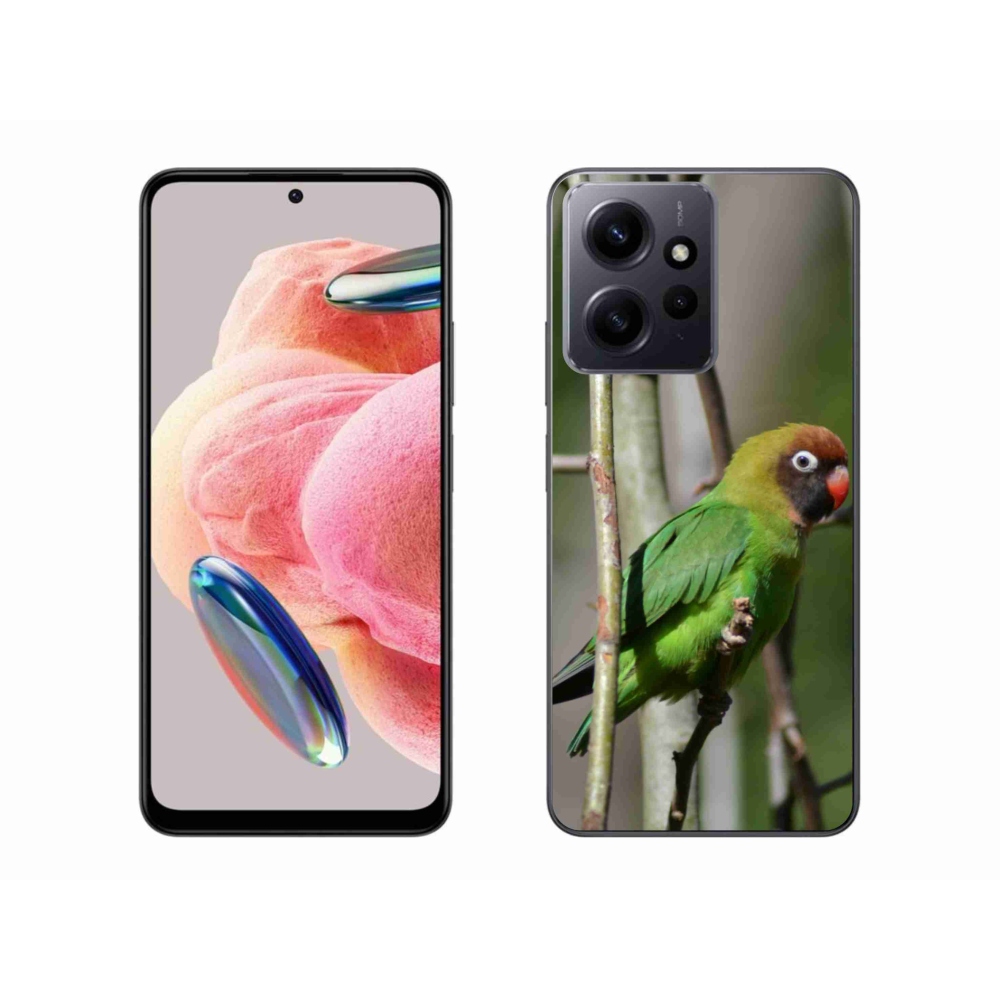 Gelový kryt mmCase na Xiaomi Redmi Note 12 4G - papoušek agapornis