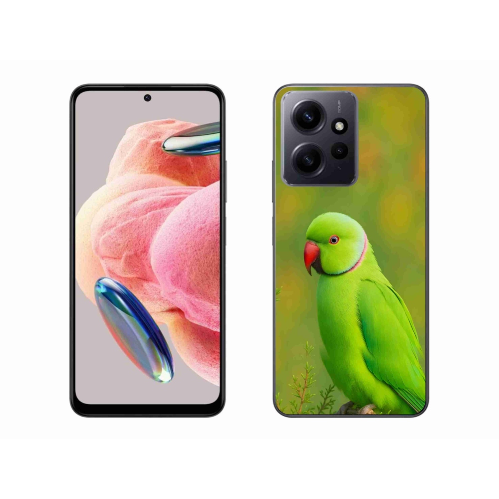 Gelový kryt mmCase na Xiaomi Redmi Note 12 4G - papoušek alexandr 2