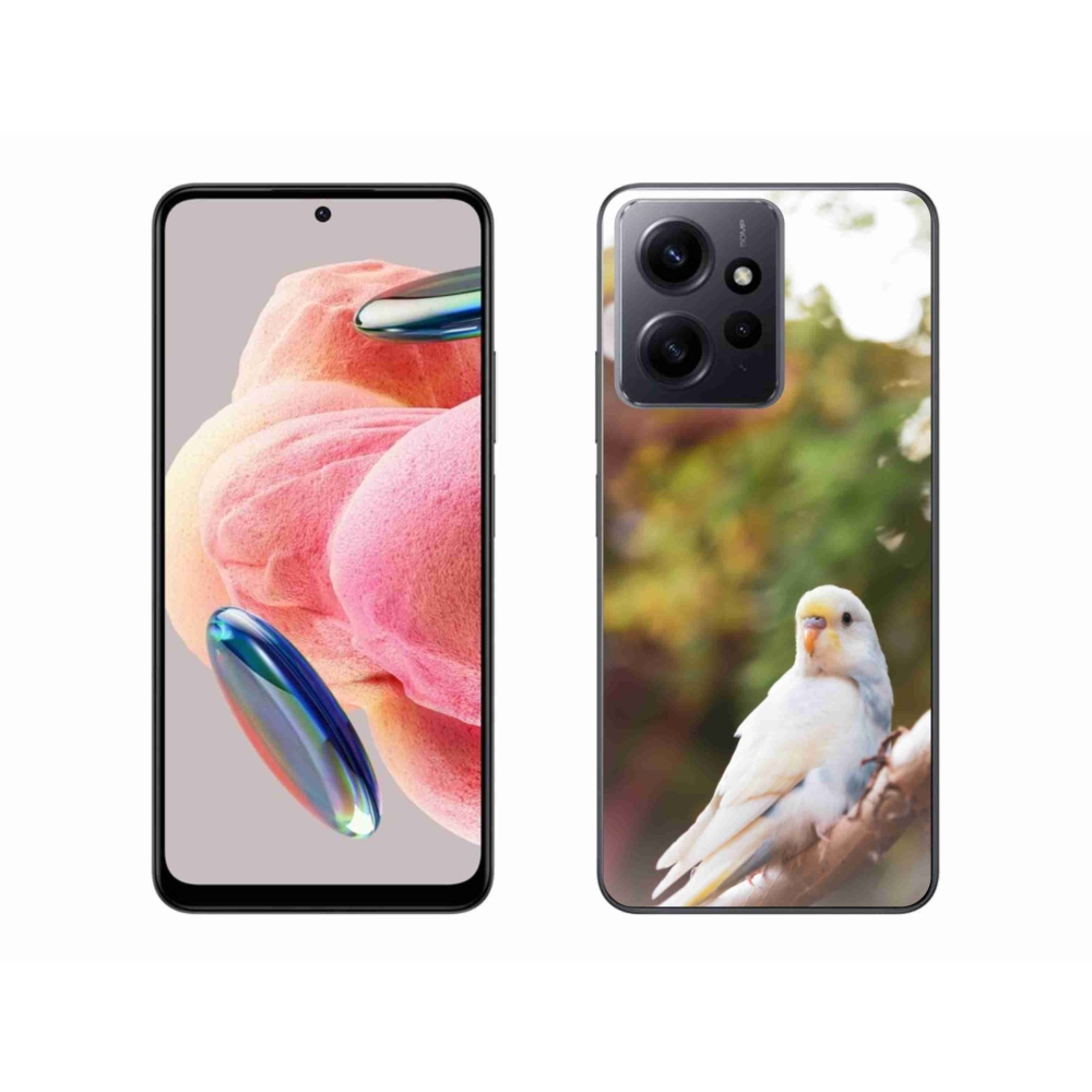 Gelový kryt mmCase na Xiaomi Redmi Note 12 4G - andulka bílá