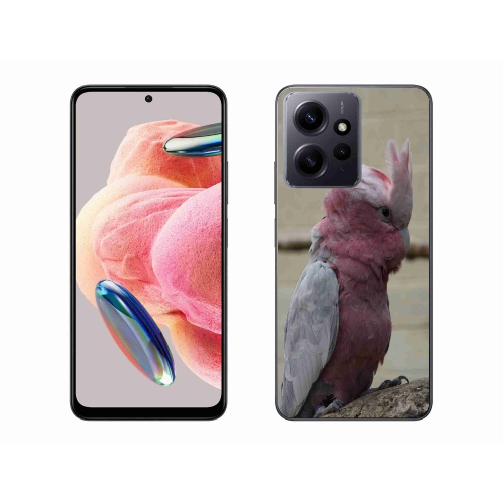 Gelový kryt mmCase na Xiaomi Redmi Note 12 4G - papoušek kakadu růžový