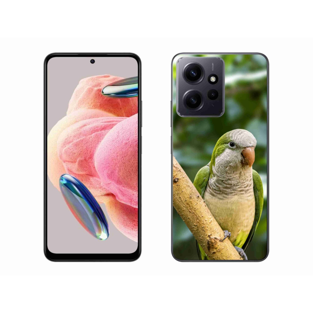 Gelový kryt mmCase na Xiaomi Redmi Note 12 4G - papoušek mníšek