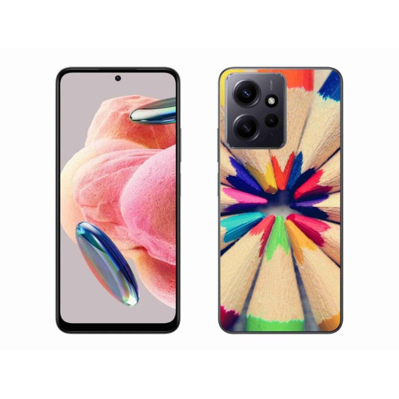 Gelový kryt mmCase na Xiaomi Redmi Note 12 4G - pastelky