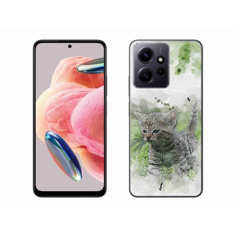 Gelový kryt mmCase na Xiaomi Redmi Note 12 4G - roztomilé kotě 1