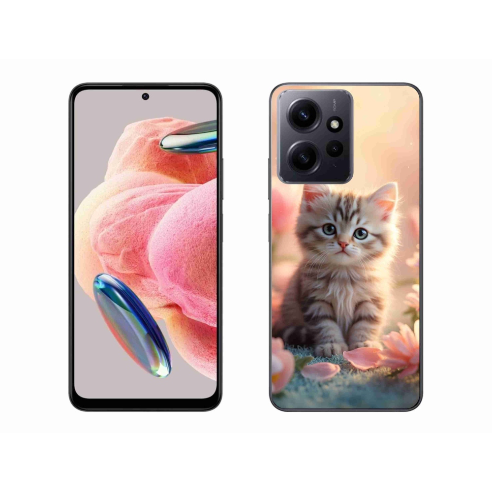 Gelový kryt mmCase na Xiaomi Redmi Note 12 4G - roztomilé kotě 8
