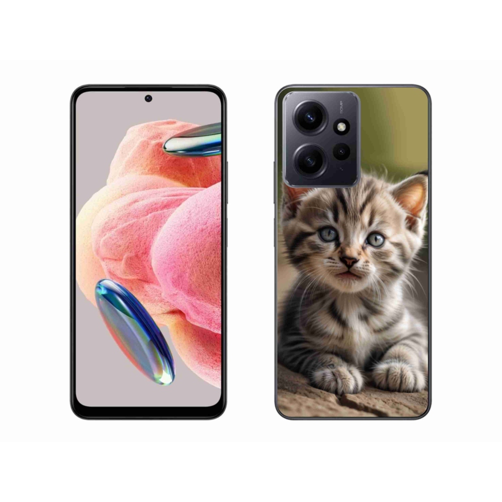 Gelový kryt mmCase na Xiaomi Redmi Note 12 4G - roztomilé kotě 9