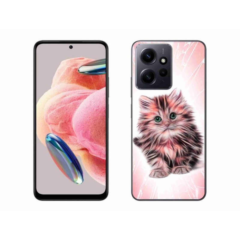 Gelový kryt mmCase na Xiaomi Redmi Note 12 4G - roztomilé kotě