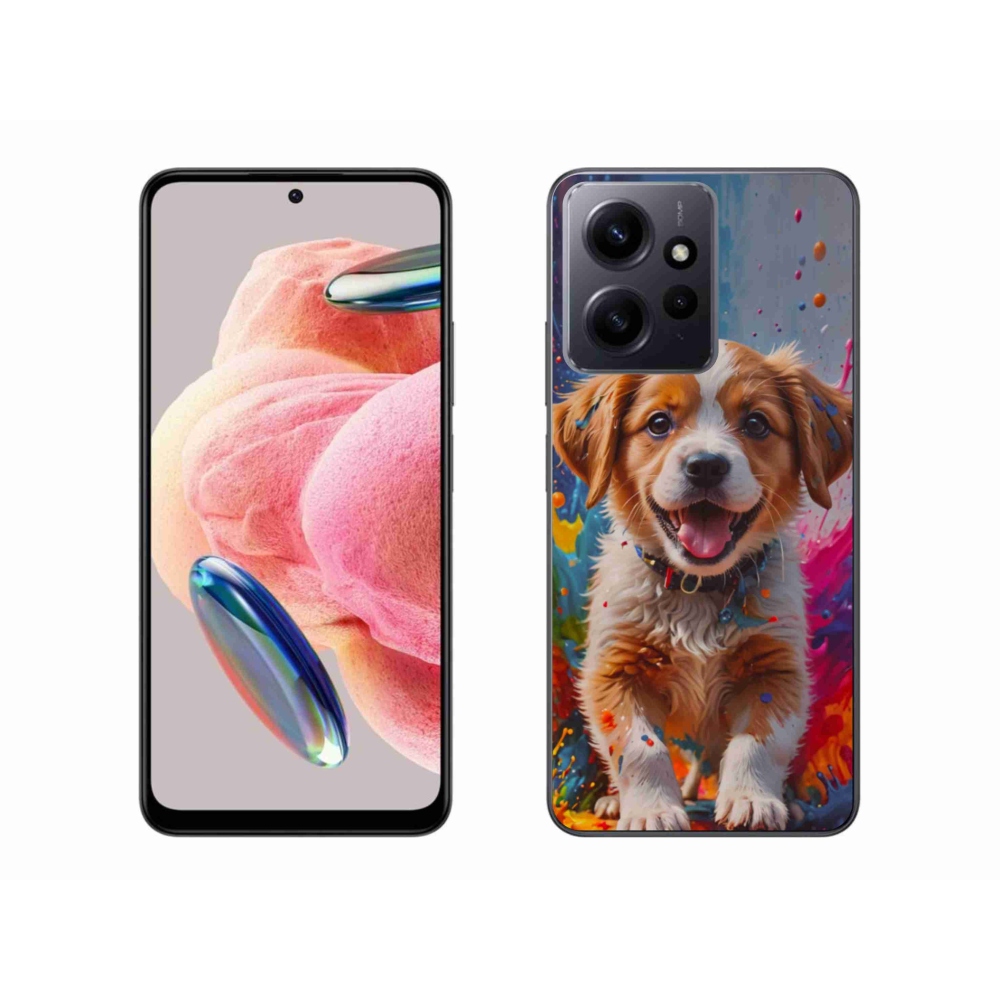 Gelový kryt mmCase na Xiaomi Redmi Note 12 4G - roztomilé štěně 3