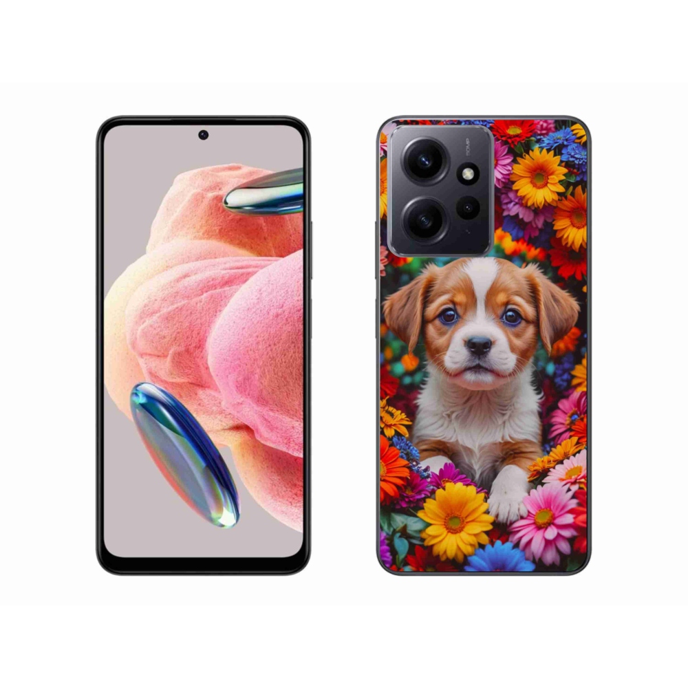 Gelový kryt mmCase na Xiaomi Redmi Note 12 4G - roztomilé štěně