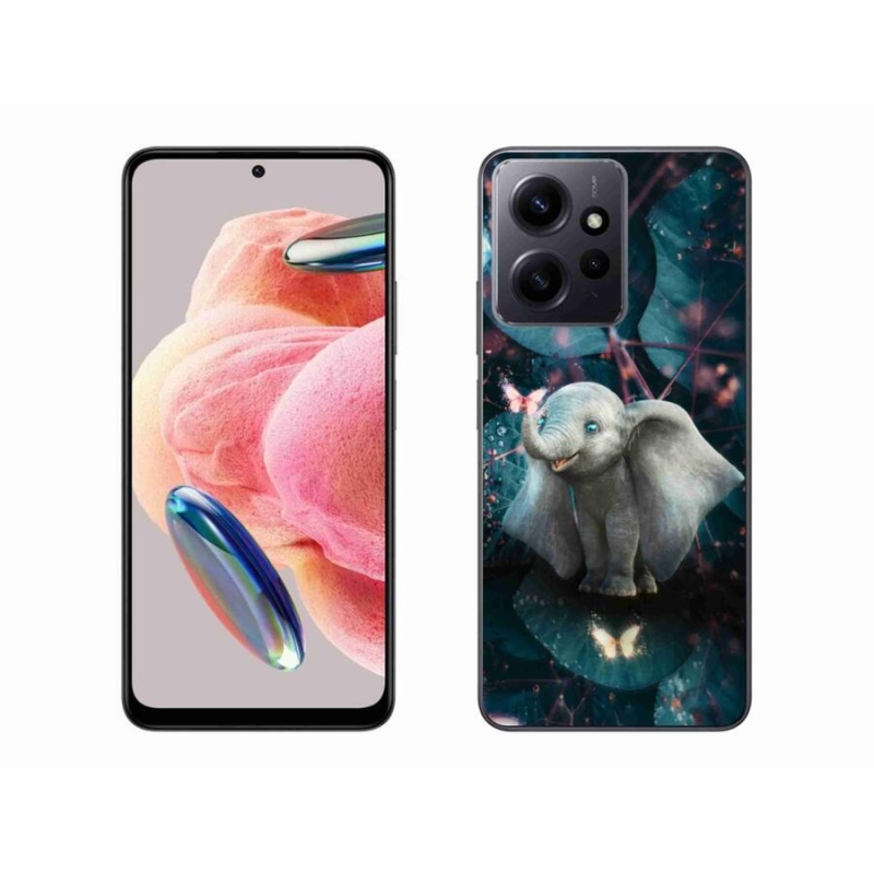 Gelový kryt mmCase na Xiaomi Redmi Note 12 4G - roztomilý slon