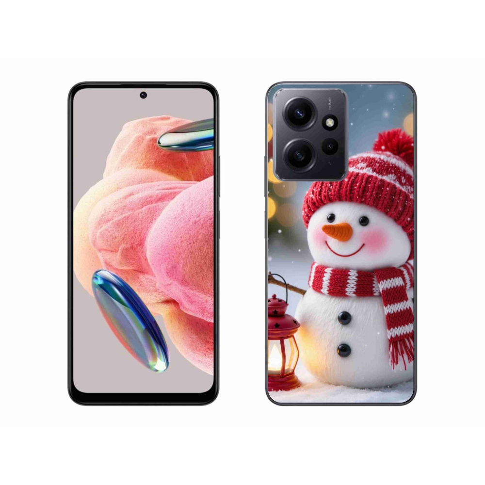 Gelový kryt mmCase na Xiaomi Redmi Note 12 4G - sněhulák 2