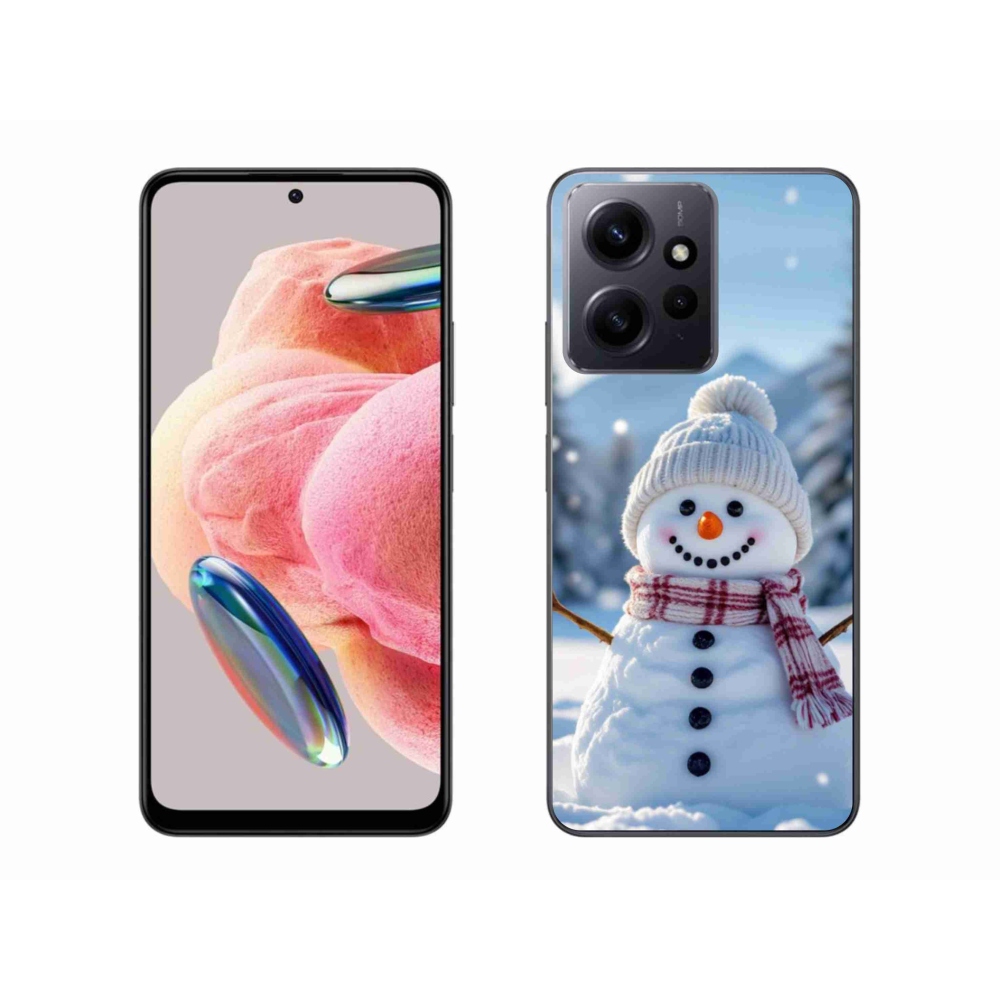 Gelový kryt mmCase na Xiaomi Redmi Note 12 4G - sněhulák 3