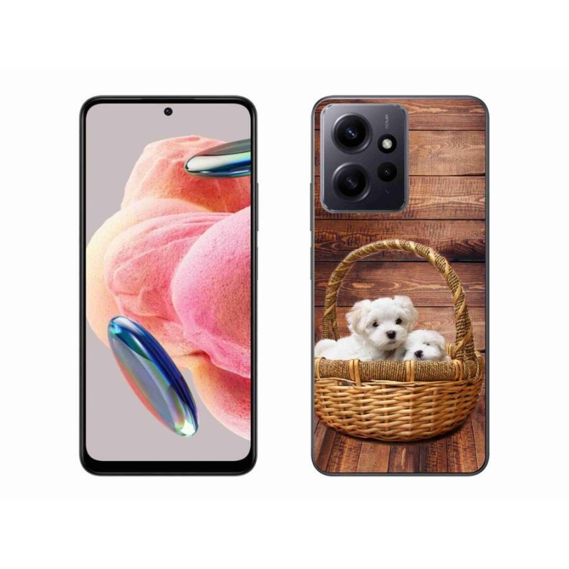 Gelový kryt mmCase na Xiaomi Redmi Note 12 4G - štěňátka