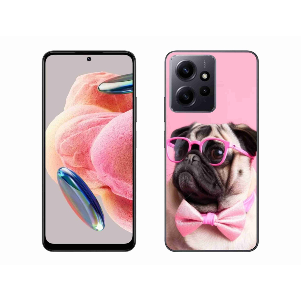 Gelový kryt mmCase na Xiaomi Redmi Note 12 4G - stylový mops