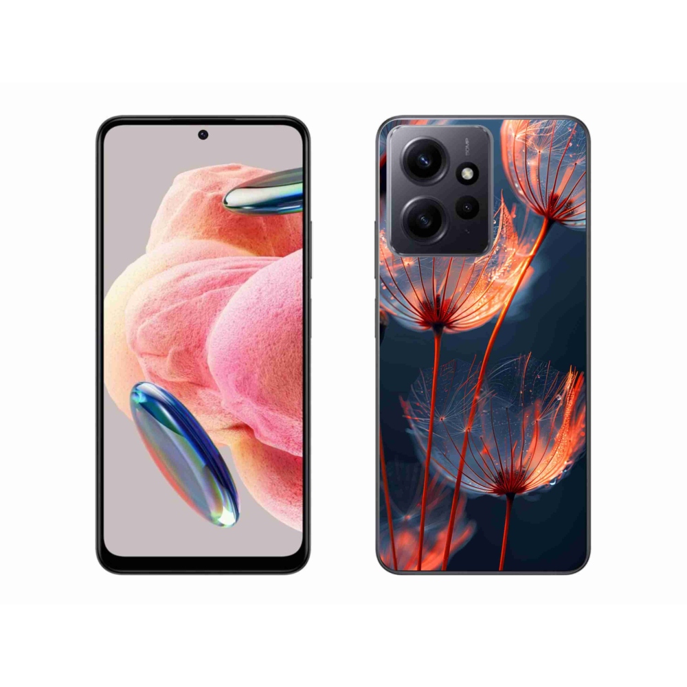 Gelový kryt mmCase na Xiaomi Redmi Note 12 4G - světélkující chmýří