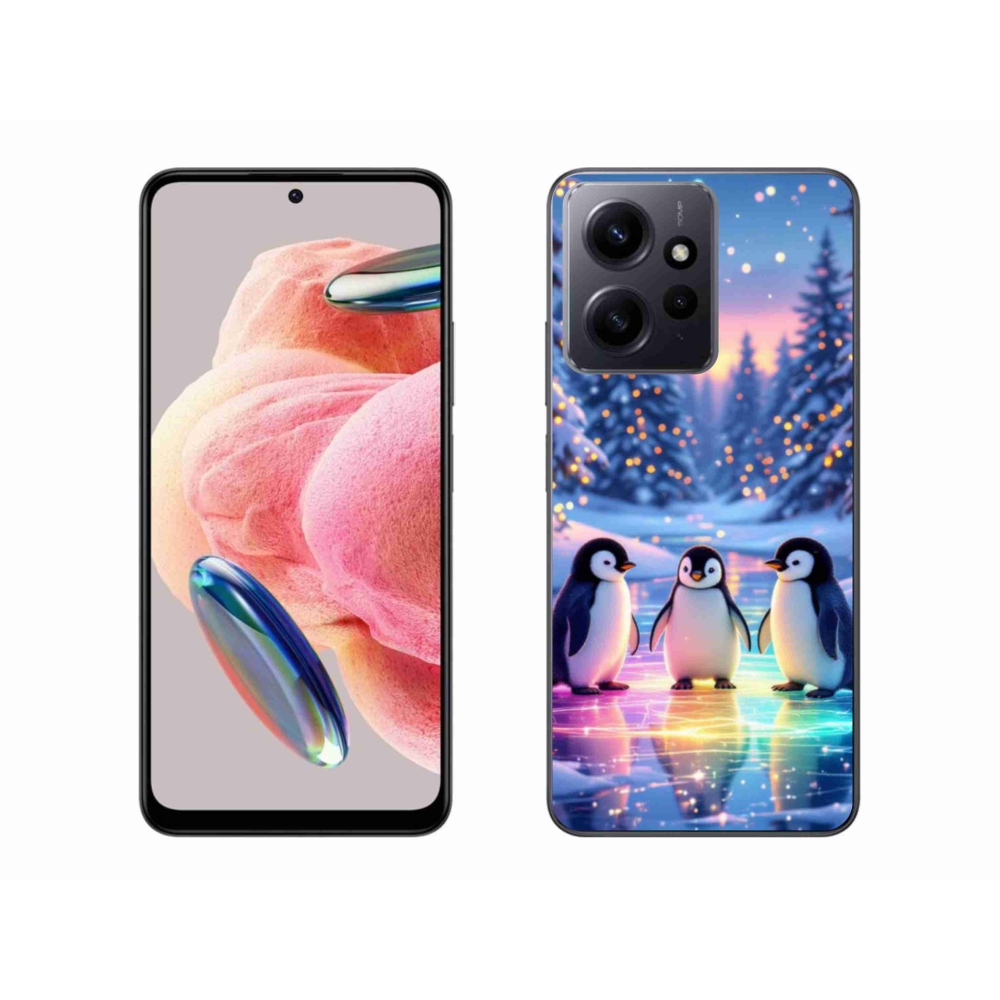 Gelový kryt mmCase na Xiaomi Redmi Note 12 4G - tučnáci