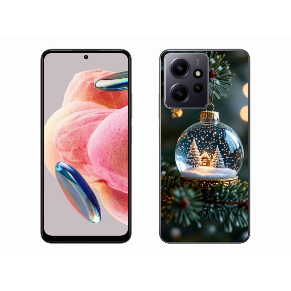 Gelový kryt mmCase na Xiaomi Redmi Note 12 4G - vánoční koule 2