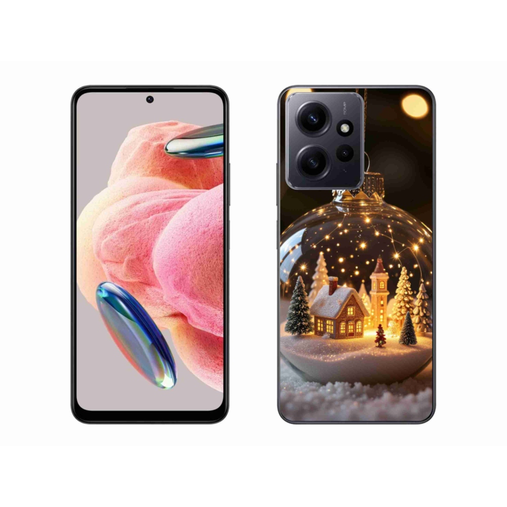 Gelový kryt mmCase na Xiaomi Redmi Note 12 4G - vánoční koule 3
