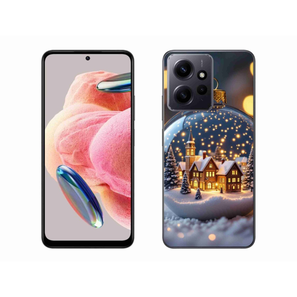Gelový kryt mmCase na Xiaomi Redmi Note 12 4G - vánoční koule 4