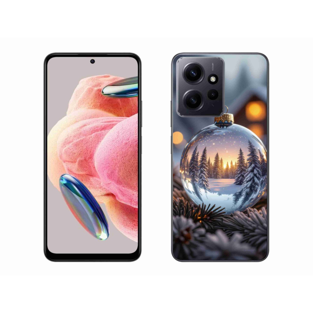 Gelový kryt mmCase na Xiaomi Redmi Note 12 4G - vánoční ozdoba