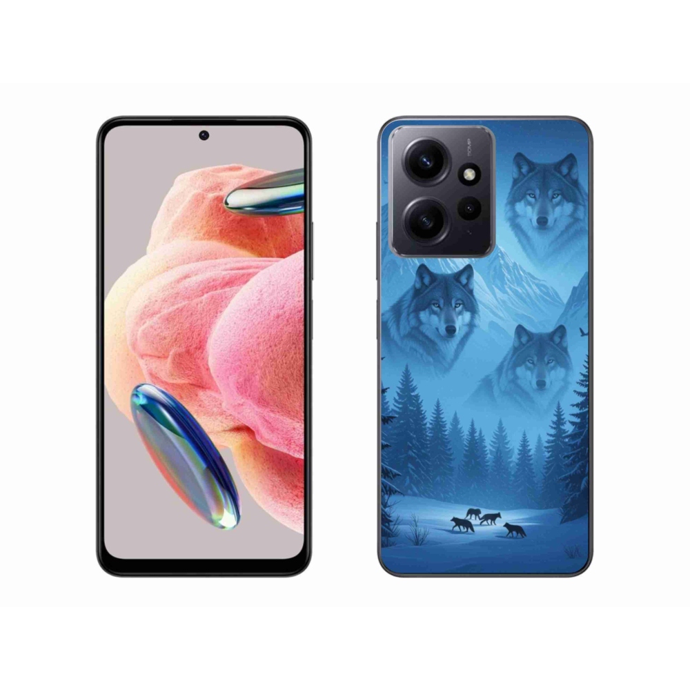 Gelový kryt mmCase na Xiaomi Redmi Note 12 4G - vlčí smečka