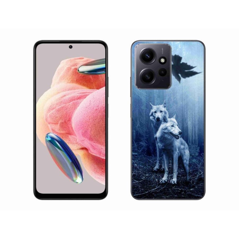 Gelový kryt mmCase na Xiaomi Redmi Note 12 4G - vlci v lese