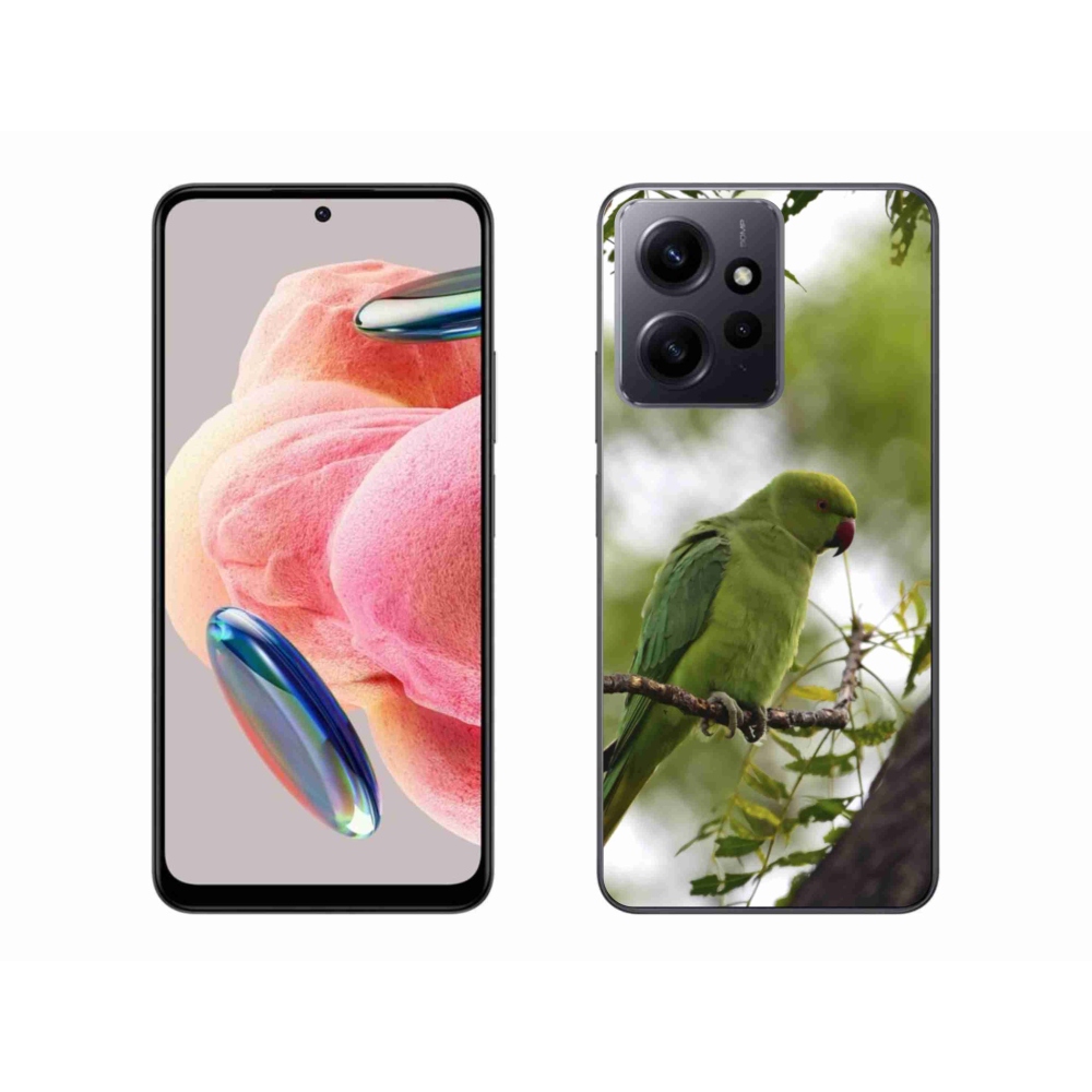 Gelový kryt mmCase na Xiaomi Redmi Note 12 4G - zelený papoušek