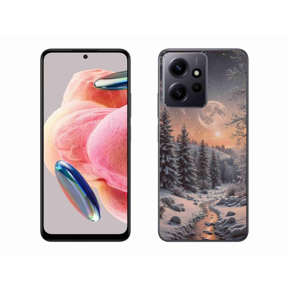 Gelový kryt mmCase na Xiaomi Redmi Note 12 4G - zimní krajina 2