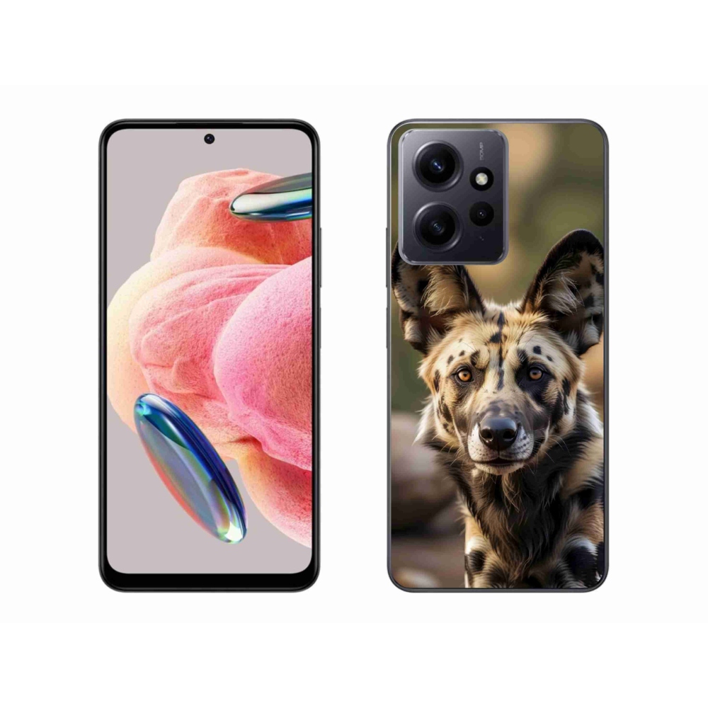 Gelový kryt mmCase na Xiaomi Redmi Note 12 - africký divoký pes