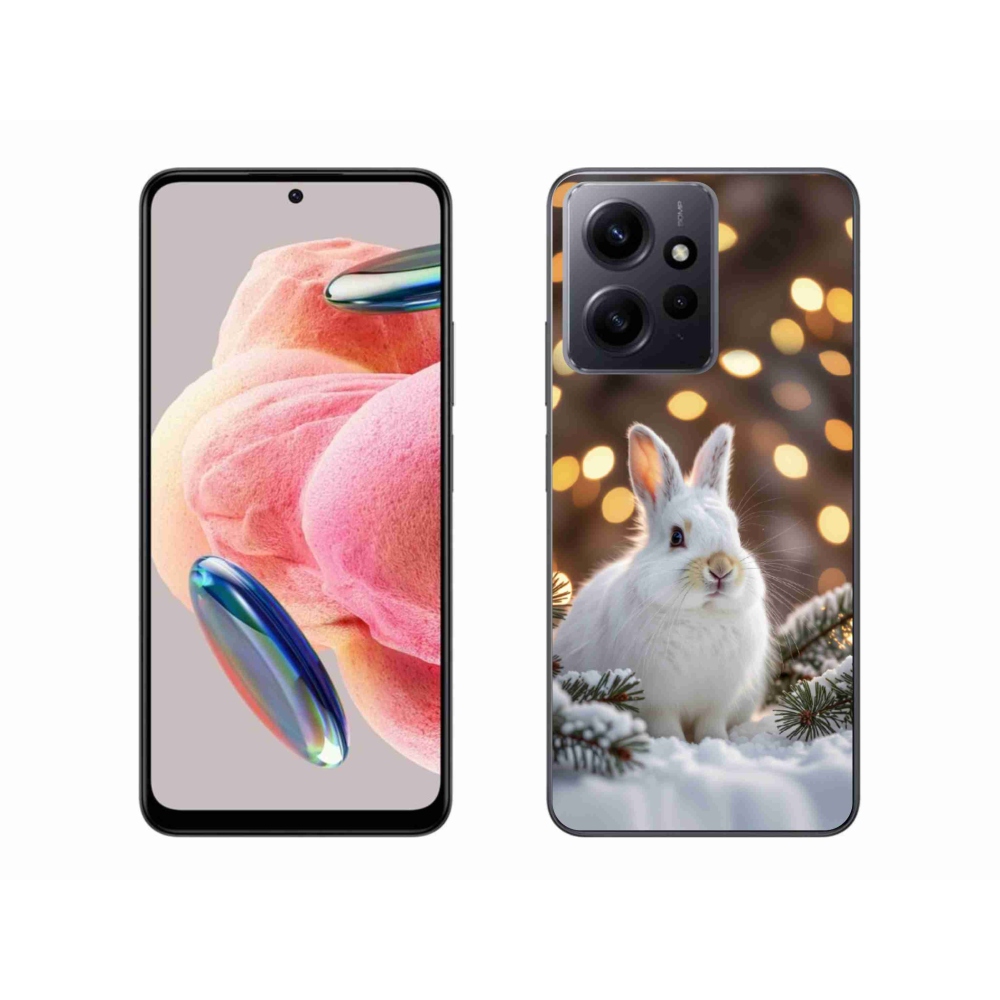 Gelový kryt mmCase na Xiaomi Redmi Note 12 - bílý zajíc