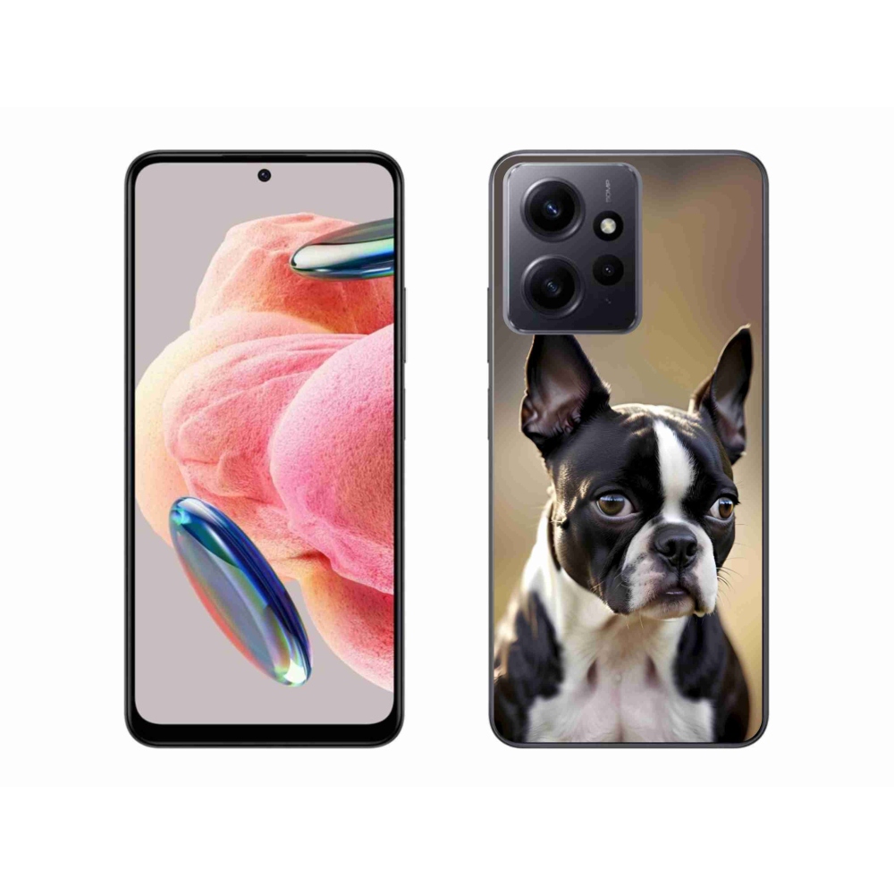 Gelový kryt mmCase na Xiaomi Redmi Note 12 - bostonský teriér