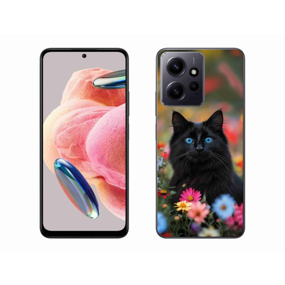 Gelový kryt mmCase na Xiaomi Redmi Note 12 - černé kotě 4