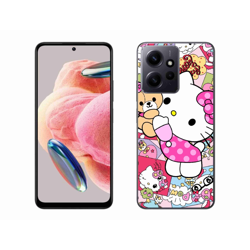 Gelový kryt mmCase na Xiaomi Redmi Note 12 - cute kitty