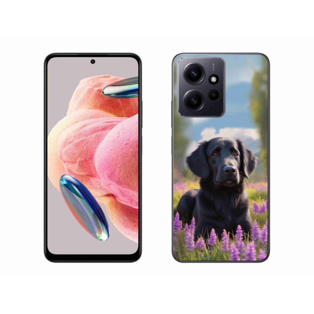 Gelový kryt mmCase na Xiaomi Redmi Note 12 - elegantní černý retrívr