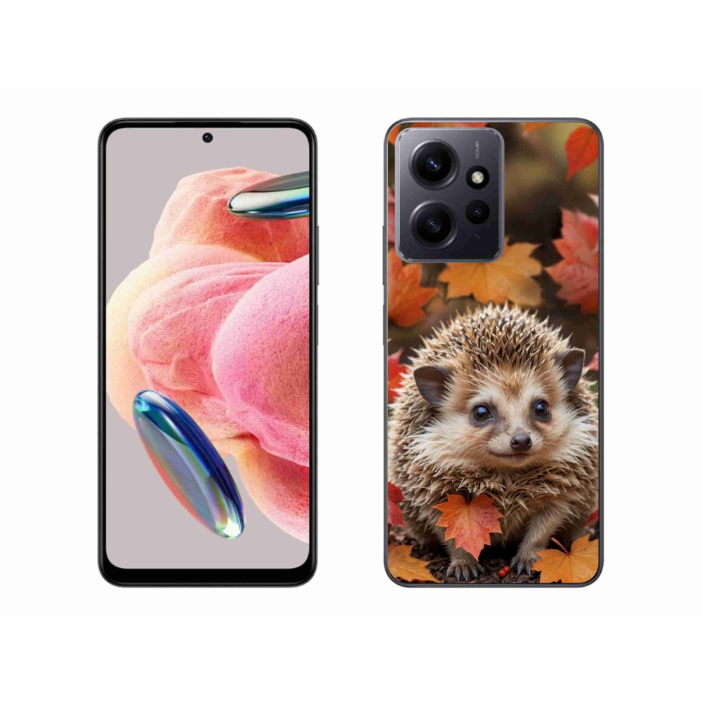 Gelový kryt mmCase na Xiaomi Redmi Note 12 - ježek v listí