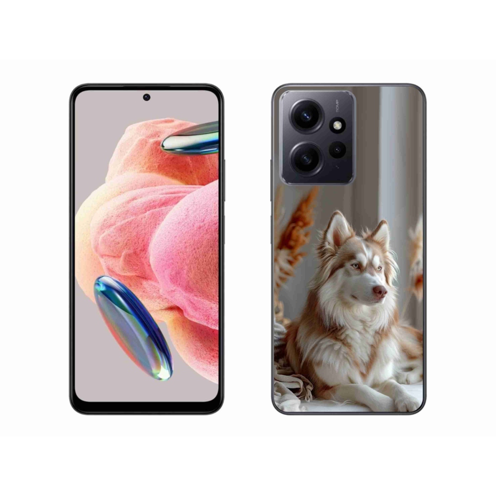 Gelový kryt mmCase na Xiaomi Redmi Note 12 - klidný sibiřský husky