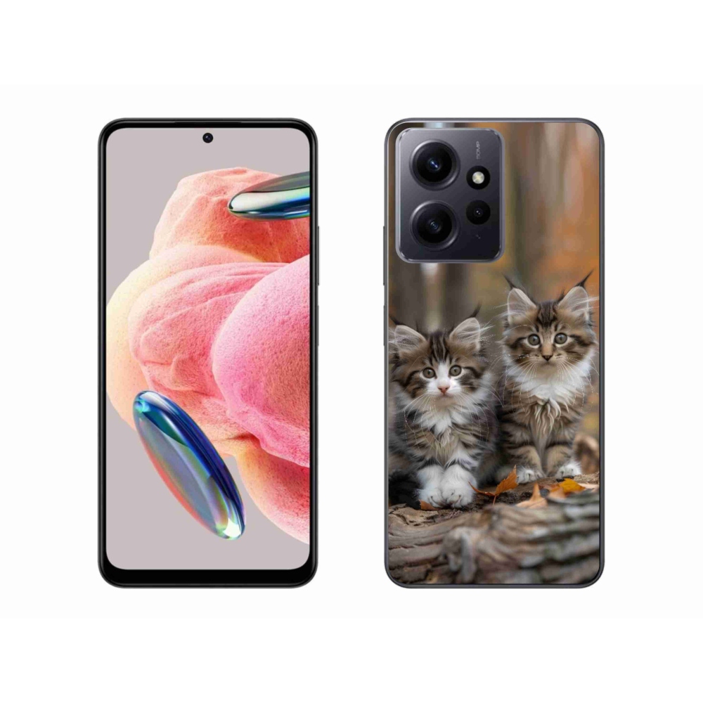 Gelový kryt mmCase na Xiaomi Redmi Note 12 - kočičí duo 3