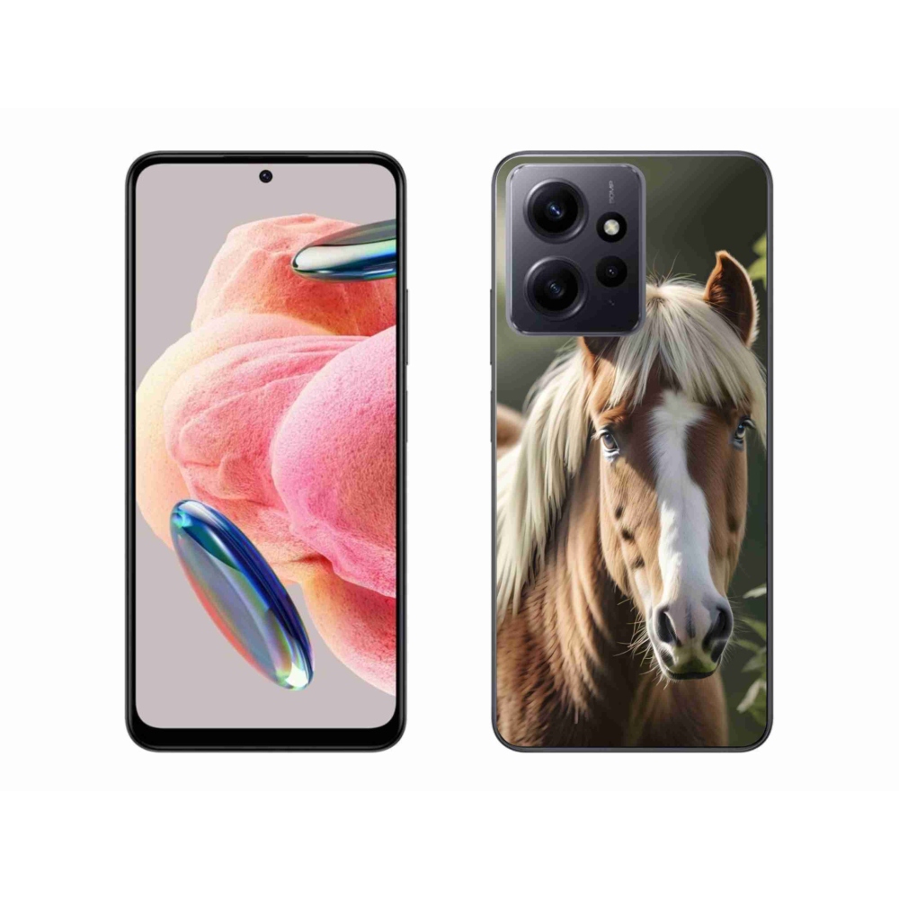 Gelový kryt mmCase na Xiaomi Redmi Note 12 - kůň se světlou hřívou