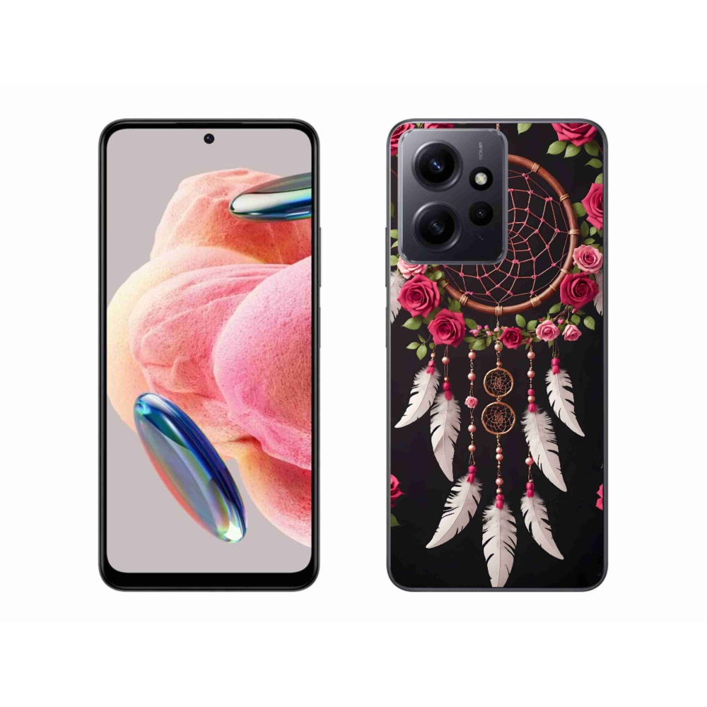Gelový kryt mmCase na Xiaomi Redmi Note 12 - lapač snů s růžemi